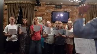 Beccles Instant Choir sings It's Raining Again
