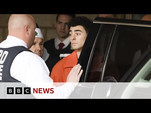 Video | Luigi Mangione being extradited to New York | BBC News