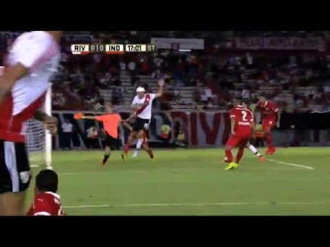 Lo tuvo Mayada. River 0 - Independiente 0. Fecha 5. Primera División 2016.