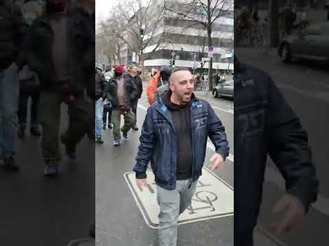 Panischer - Fremde Fäden Demo Spaziergang Aachen 22.01.22