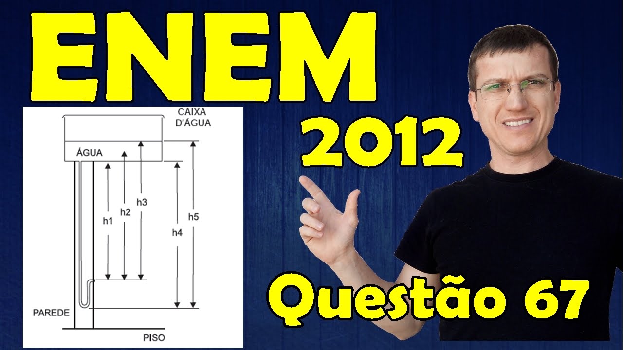 Watch Now 67 - ENEM 2012 - Física - Mecânica - Questão 67 resolvida (Caderno Azul) - Prof. Marcelo Boaro 67 - ENEM 2012 - Física - Mecânica - Questão 67 resolvida (Caderno Azul) - Prof. Marcelo Boaro