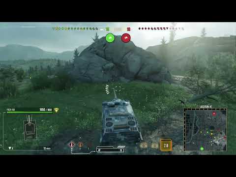 World of Tanks Console PS5 -- AMX Foch 155 on Heilbronn map with 5,5k damage