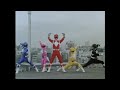 Kyoryu Sentai Zyuranger First Henshin And Roll Call