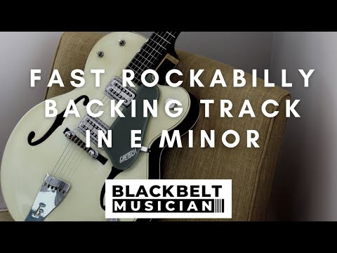 FAST ROCKABILLY - ROCK - PSYCHOBILLY -  BACKING TRACK - E minor