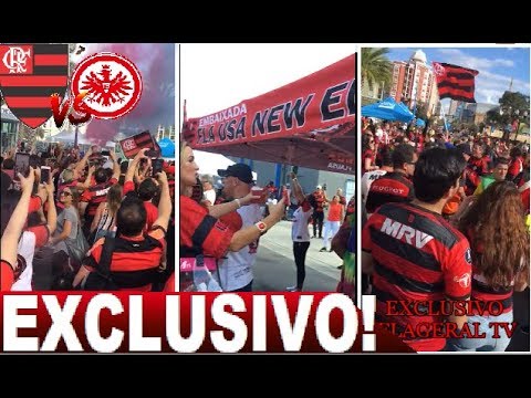 🌎EXCLUSIVO!✈ DIRETO DE ORLANDO! NAÇÃO FAZ A FESTA ANTES DA FINAL FLAMENGO X FRANKFURT - FLAGERAL USA