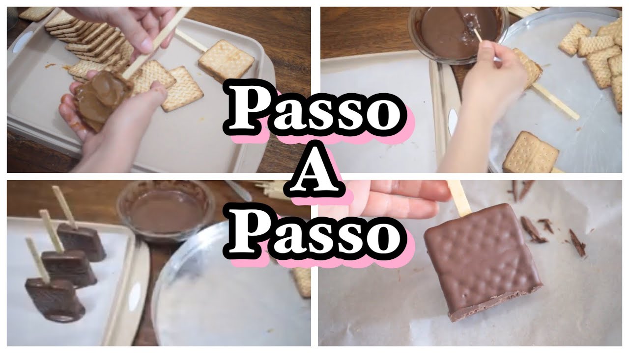 PIRULITOS QUADRADOS DE BOLACHA- PASSO A PASSO - VALIDADE E ARMAZENAMENTO