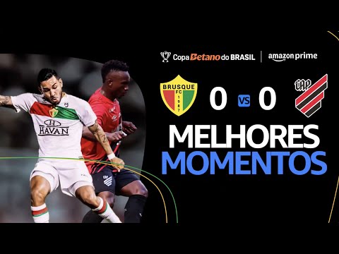 Gols e lances de Brusque x Athletico Paranaense