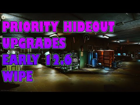 Why the Hideout for 12.6 Early wipe is a priority - Escape from Tarkov