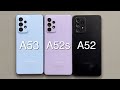 Samsung A53 Vs A52S Vs A52 Speed Test 4K Video Rendering