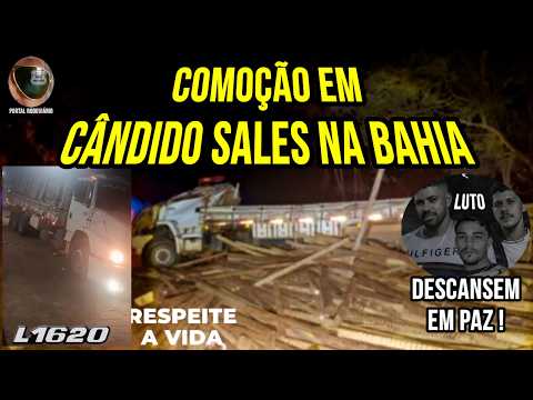 Condutor inabilitado para caminhão: 3 jovens de Cândido Sales BA, perdem a vida após caminhão tombar