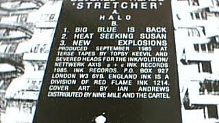 SEVERED HEADS - 'STRETCHER'-  HALO.12" (a side)  on INK RECORDS.1985