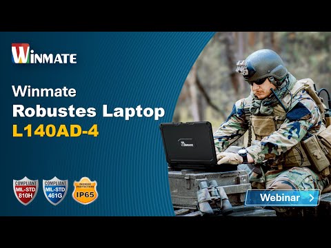 Winmate Rugged Laptop L140AD-4 (German Version)