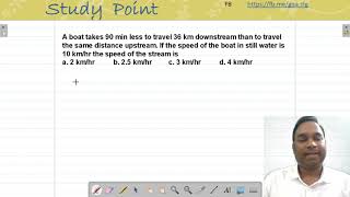 TSD- Problems on Boats Solved Examples