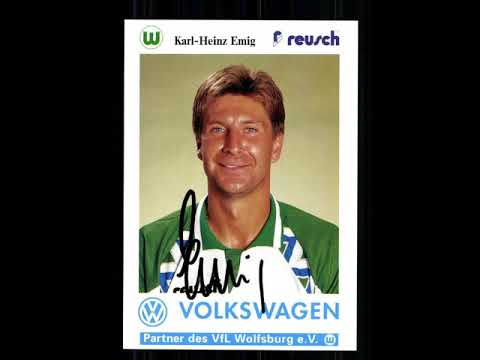 Autogrammkarte VfL Wolfsburg 1994-95