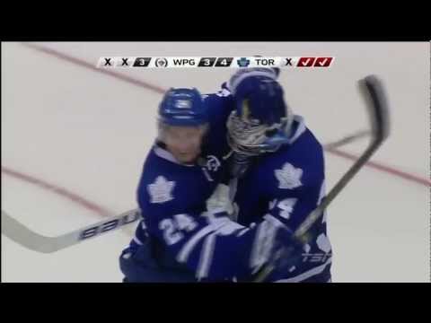 Matt Frattin Wins it - Jets vs Leafs Shootout - Oct 19th 2011 (HD)