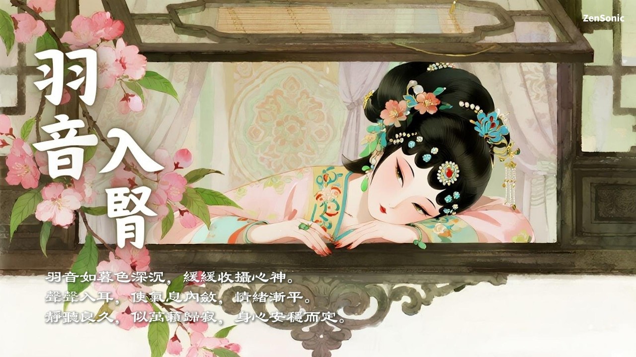 【羽音入腎｜東方禪音】深層安神・釋放焦慮與恐懼・助眠冥想｜Chinese Zen Healing Music | Yu Tone