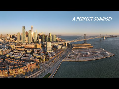 #AboveSanFrancisco: #Sunrise HD #Drone Footage, 2020-11-28
