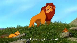 The Lion King - Waka Waka  - ♫ - Shakira -  English lyrics on screen