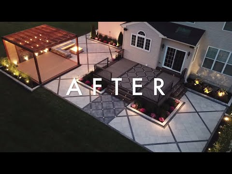 EPIC BACKYARD MAKEOVER - Full Build Time Lapse!