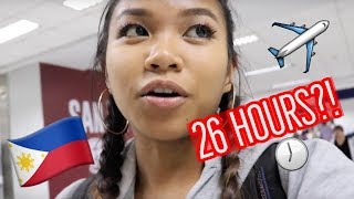 Flight to the Philippines Vlog | LIFE OF ATHENA
