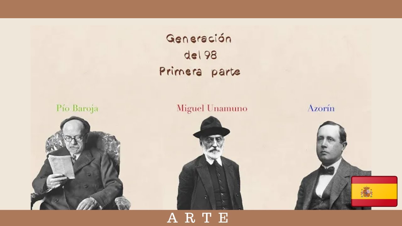 LA GENERACIÓN DEL 98 I: UNAMUNO; BAROJA Y AZORÍN