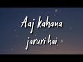 Aaj Kahana Jaruri Hai Udit Narayan WhatsApp Status 4k HD Video Shorts