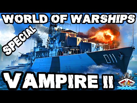 Vampire II aus dem Foschungsbüro im SPECIAL ⚓️ in World of Warships 🚢 #worldofwarships Vampire 2