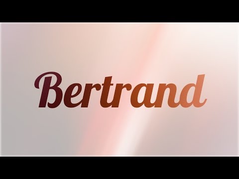 Significado de Bertrand, nombre Alemán para tu bebe niño o niña (origen y personalidad)