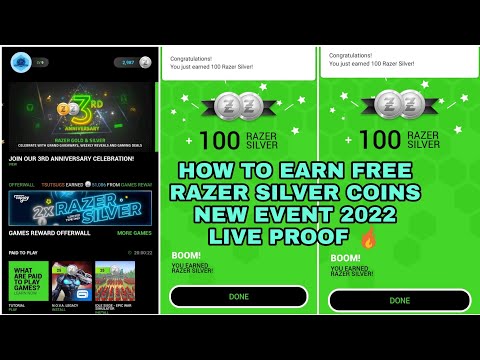 HOW TO EARN FREE RAZER SILVER COINS IN CORTEX GAMES NEW TRICK 2022 LIVE PROOF EARN FREE SILVER COINS