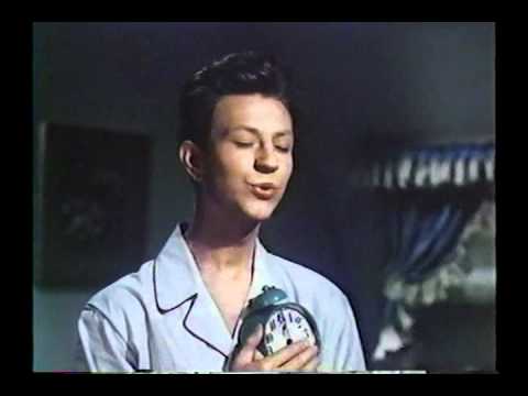 Donald O'Connor as a young father, early in the morning...