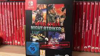 Operation Night Strikers Nintendo Switch unboxing and gameplay. 