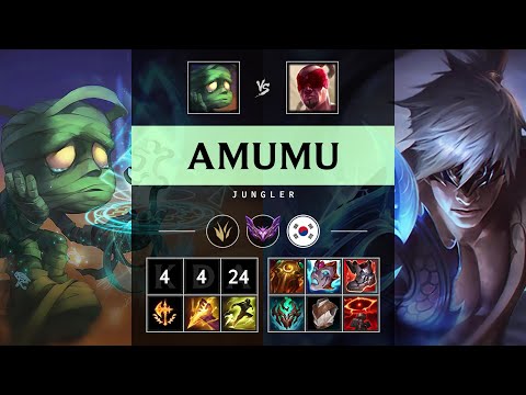 Amumu Jungle vs Lee Sin - KR Master Patch 25.21