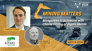 EP19-Questioni minerarie: manganese in Botswana con Charlie Fitzroy di Giyani Metals