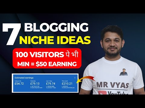 7 Best Money Making Blogging Niches for USA/UK Targeted Audience | 100 Visitors =$50 Earning