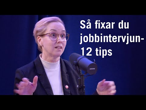Så fixar du jobbintervjun – HR-utvecklarens 12 tips│Karriär och Framtid @ORU