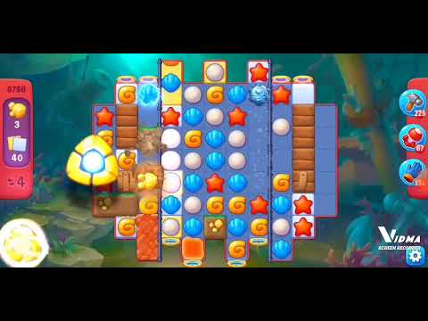 Fishdom. 8786 hard level no boosters and diamonds. 11 moves