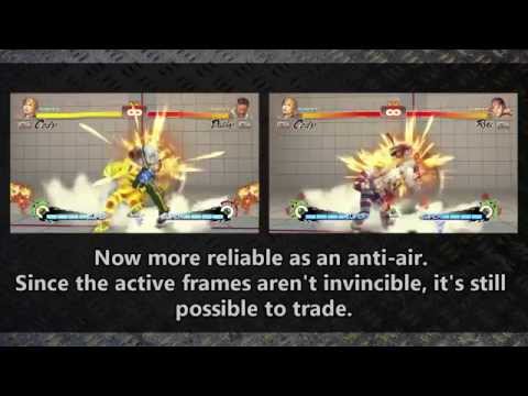 USF4 1.04 Patch: Cody Changes