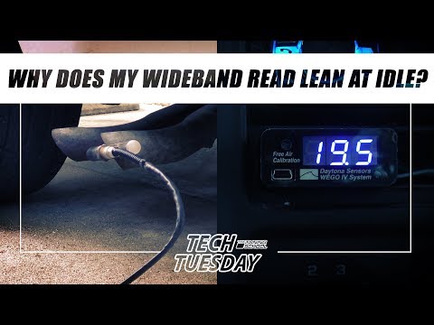 Why Does My Wideband Read Lean at Idle? Why Does It Read 19.5 AFR or Lean?