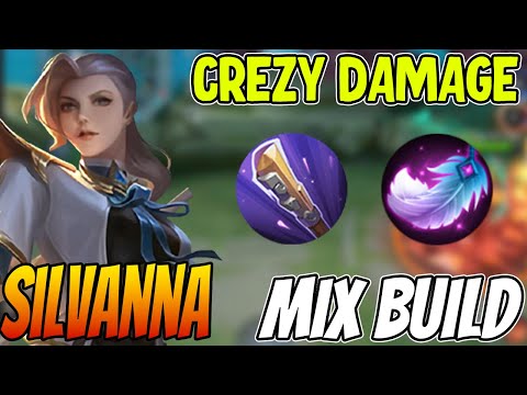 SILVANA BRUTAL DAMAGE WITH GOLDEN STAF ULTIMITED PASSIVE SKILL 2 - Silvanna Best Build 2023 ~ MLBB