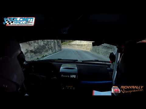 CAMERA-CAR CAVAZZINA - POLETTO 3° DOLOMITI RALLY P.S.8 SAN TOMAS