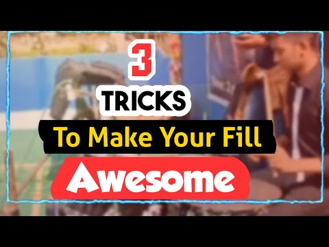 3 Tricks To Make Your Fills Awesome - Drum Lessons | Drummer Boy Dinesh
