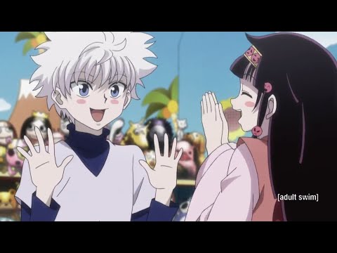 Killua and Alluka playing / english dubbed hunter x hunter