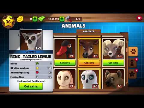 Zoo Life:Animal Park Game# 31 Reached Level 36