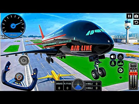 Real Flight Airplane City Pilot Simulator - Plane Boeing Emergency Landing - Android Gameplay