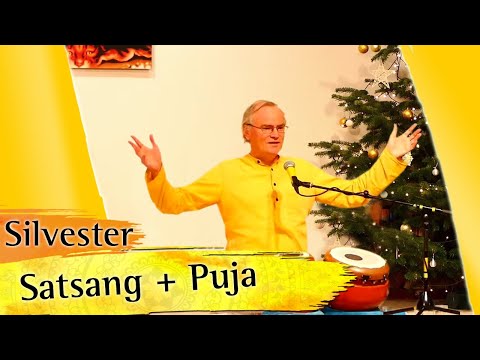 Satsang + Puja, Mantren und Meditation mit Sukadev - Yoga Vidya Ashram Live 20:00 - 31.12.2020