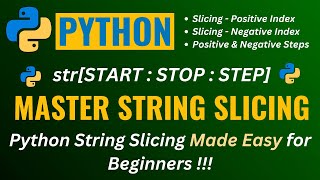 Download the video "MASTER STRING SLICING ✂️ in PYTHON for Beginners !! (2024)👌WHAT? HOW?👍 A MUST WATCH !!!"