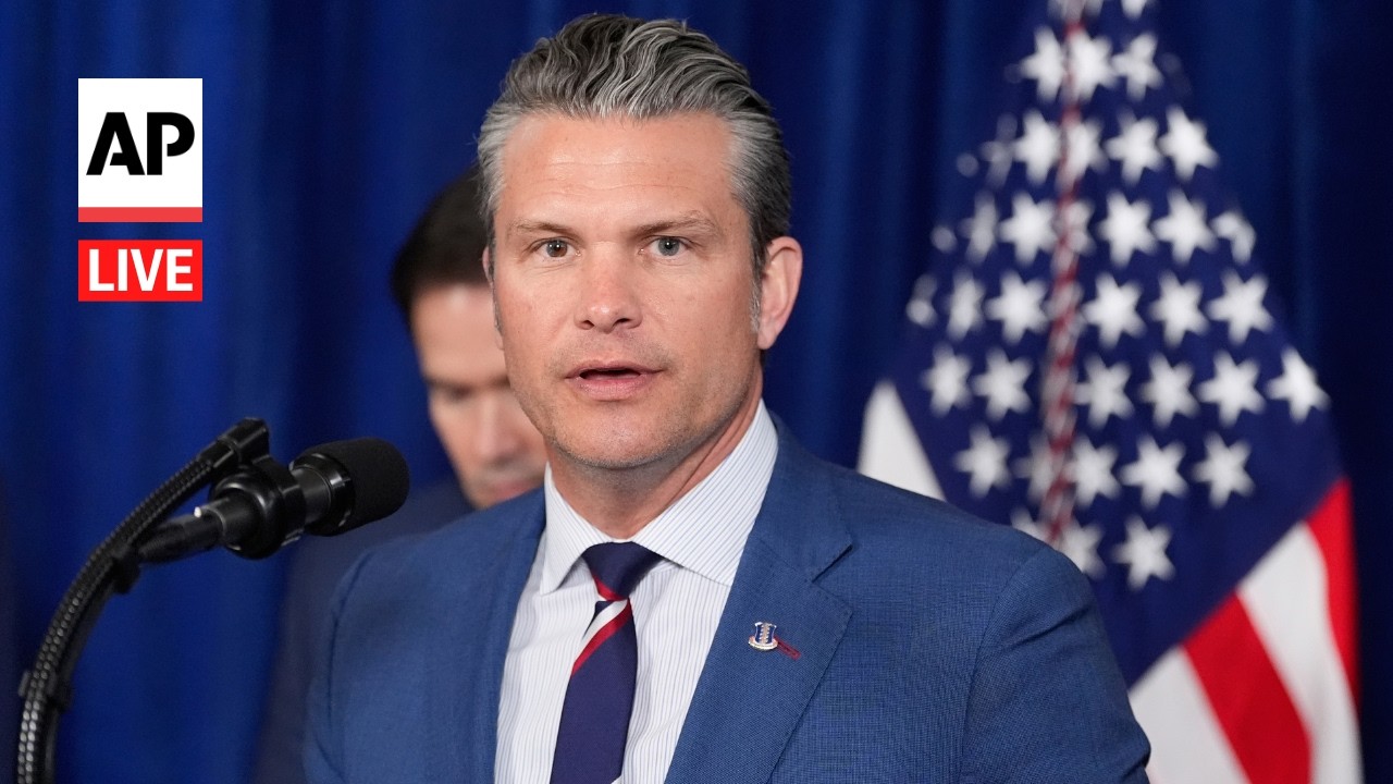Video | LIVE: Pete Hegseth holds Pentagon briefing as US hits Iran with intense strikes