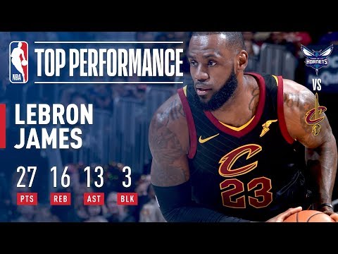 LeBron James Scores a Triple-Double in Win vs. Hornets | November 24, 2017
