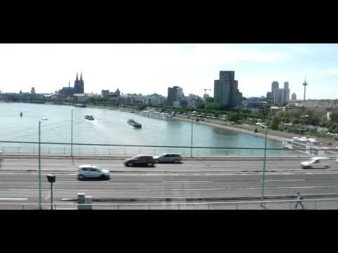 Köln - Mit der Seilbahn über den  Rhein (4k/UHD)