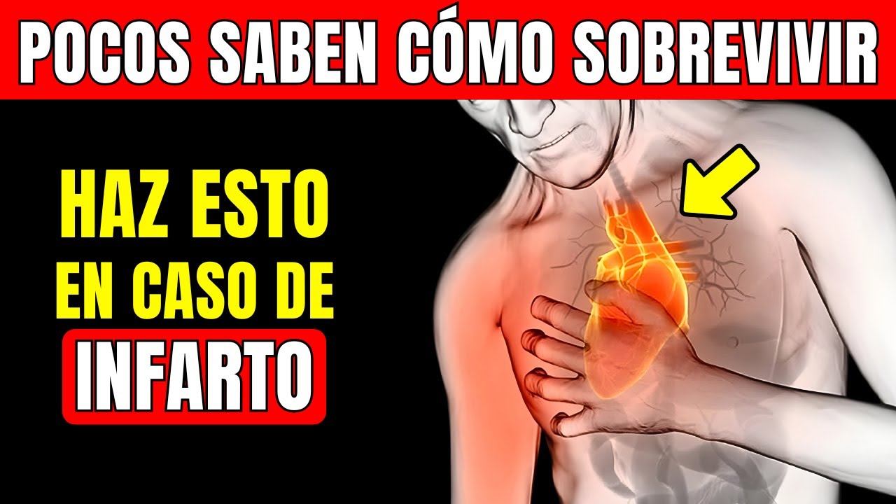 CÓMO SOBREVIVIR a un INFARTO: 5 PASOS URGENTES si estás SOLO